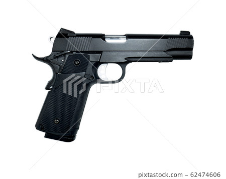 Gun model isolated on white background with clipping path 62474606