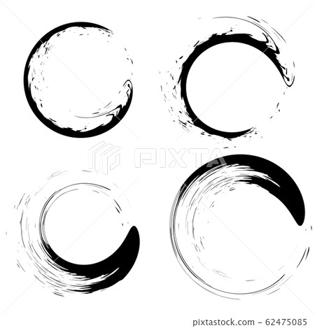 Splash, smear, imprint of black paint on a white background. Splash, smear, imprint of black paint on a white background. 62475085