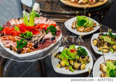 Sausage meat, table setting Sausage meat, table setting 62477501