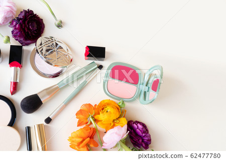 beauty products with flowers 62477780