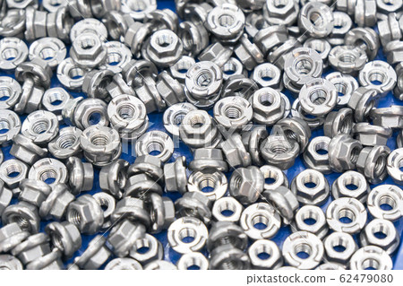 The pile of customize hexagon nut. 62479080