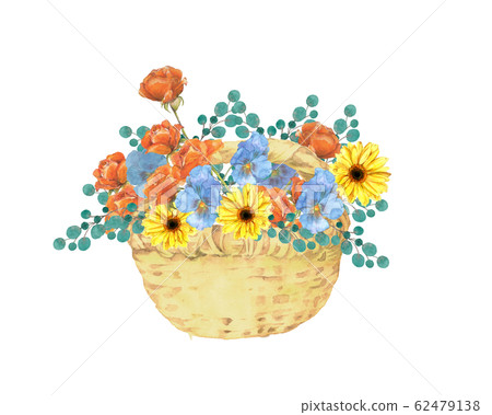 花籃水彩 花籃水彩 62479138