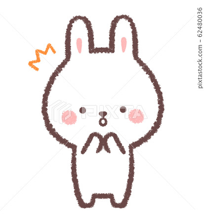 Rabbit surprised Rabbit surprised 62480036