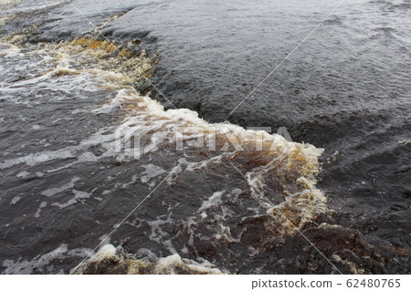 Beautiful river view in the park. Mountain Beautiful river view in the park. Mountain 62480765