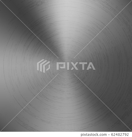 Radial polished texture gray metal background. 62482792