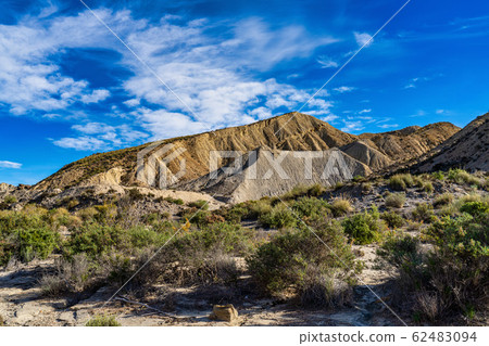 Tabernas desert, Desierto de Tabernas near Almeria, andalusia region, Spain Tabernas desert, Desierto de Tabernas near Almeria, andalusia region, Spain 62483094