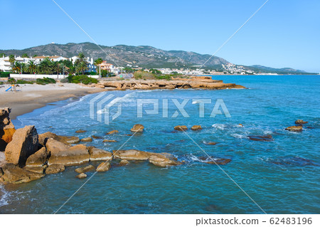 Playa del Moro beach in Alcossebre, Spain. 62483196