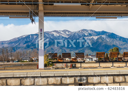 Ariake Station platform scenery: Oito Line @ Hotaka Azumino 62483816