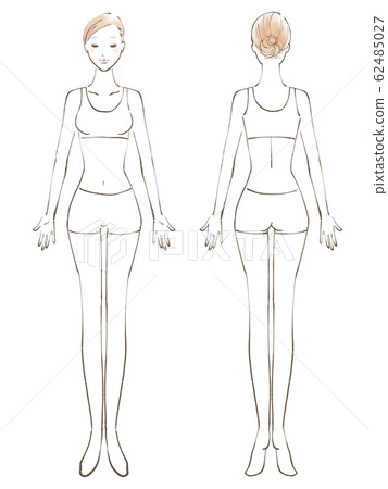 Full body female naked eyes closed bikini white (colored) Full body female naked eyes closed bikini white (colored) 62485027