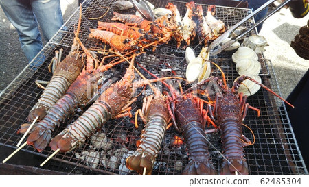 Prawn shrimp barbecue 62485304