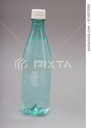 water bottle on grey background 62485890
