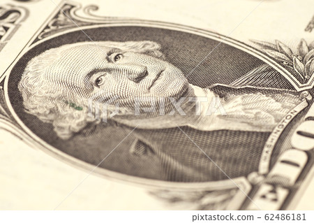 Fragment one dollar banknote Fragment one dollar banknote 62486181