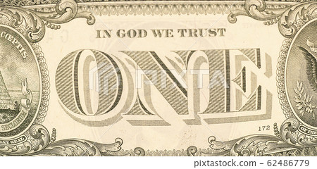One dollar bill One dollar bill 62486779