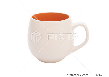 Ceramic cup on white background Ceramic cup on white background 62486786