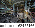 The interior of a closed waste incinerator plant. 62487466
