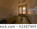 Abandoned gynaecological consulting room in an old 62487469