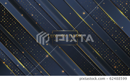 Abstract golden luxury elegant dark website banner template background image 62488599