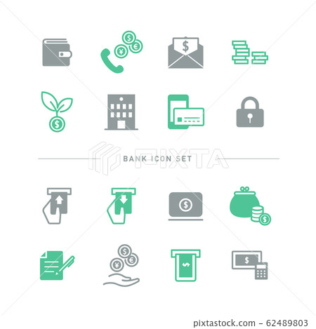 bank, banks, icon 62489803
