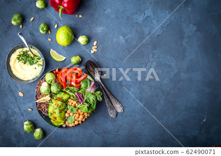 Bowl with healthy salad 62490071