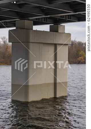 Support of Unfinished grey bridge in Kyiv city to 62490330