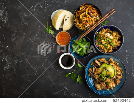 Asian assorted food set Asian assorted food set 62490442