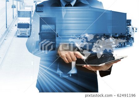 The world logistics background or transportation The world logistics background or transportation 62491196