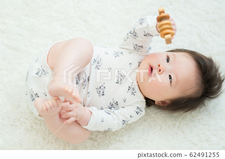 4 month cute baby 62491255