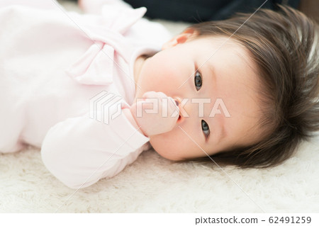 4 month cute baby 62491259