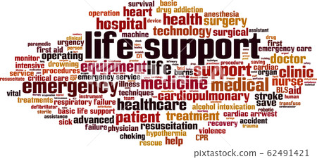 Life support word cloud 62491421