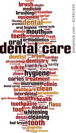 Dental care word cloud 62491450