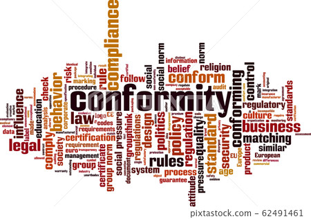 Conformity word cloud 62491461
