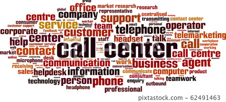 Call center word cloud - Stock Illustration [62491463] - PIXTA
