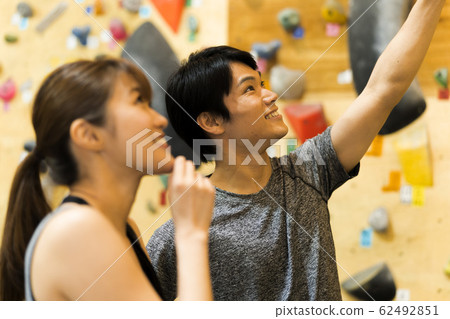 抱石（青年男女，健身，訓練 62492851