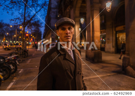 Old Fashion Man from the 1920s england Old Fashion Man from the 1920s england 62492969