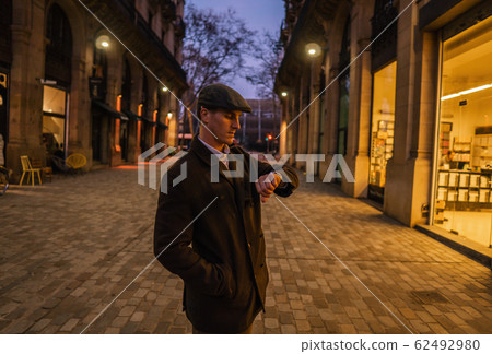 Old Fashion Man from the 1920s england Old Fashion Man from the 1920s england 62492980