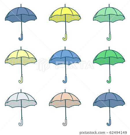 Illustration of umbrella Illustration of umbrella 62494149