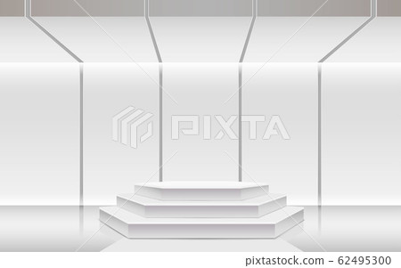 white podium in the white studio room white podium in the white studio room 62495300