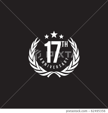 17th year celebrating anniversary emblem logo 17th year celebrating anniversary emblem logo 62495356