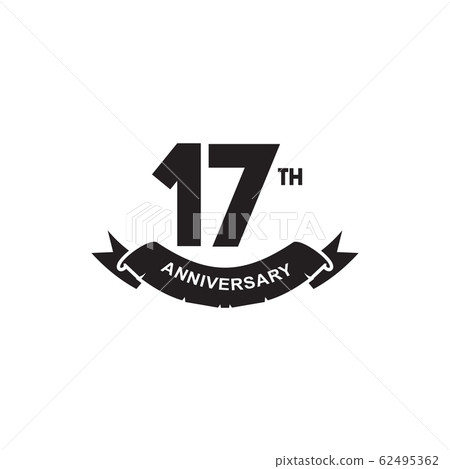 17th year celebrating anniversary emblem logo 17th year celebrating anniversary emblem logo 62495362