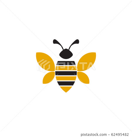 Bee icon logo design vector template 62495482