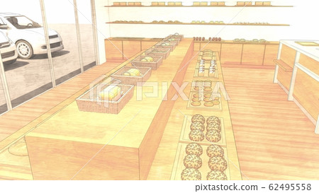 Bakery without people illustration 76 62495558