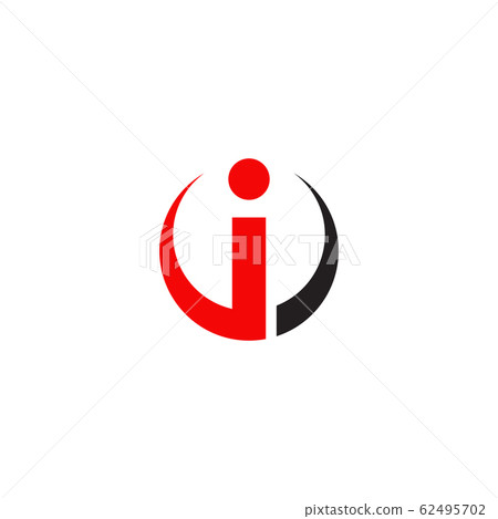 I letter initial icon logo design template - Stock Illustration ...