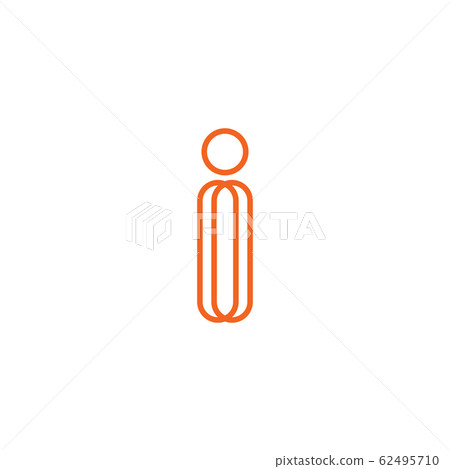 I letter initial icon logo design template - Stock Illustration ...