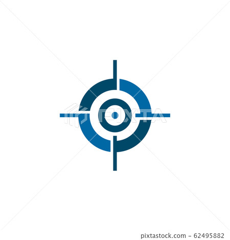 Target point icon logo design vector template Target point icon logo design vector template 62495882