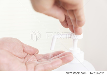 手部消毒圖像酒精消毒身體部位割傷無臉 手部消毒圖像酒精消毒身體部位割傷無臉 62496294