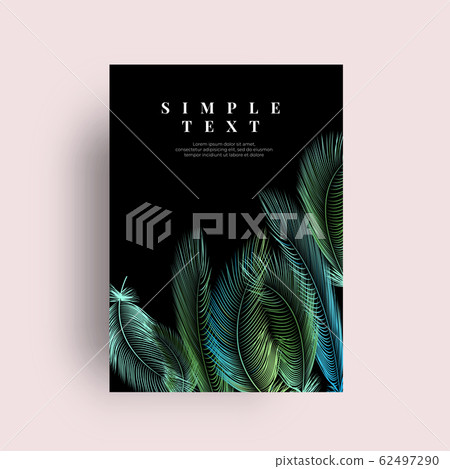 Feather card background 62497290