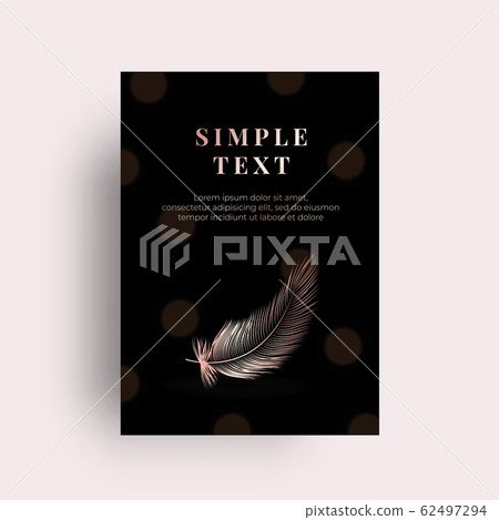 Feather card background 62497294