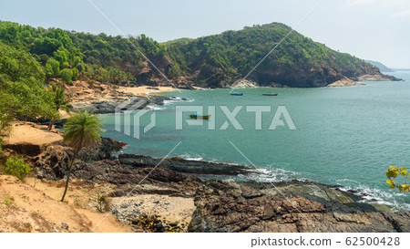 View of Paradise beach in Gokarna. India 62500428