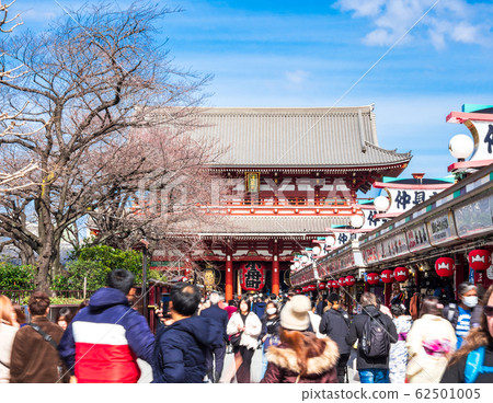 東京淺草寺寶藏門和仲見世 東京淺草寺寶藏門和仲見世 62501005