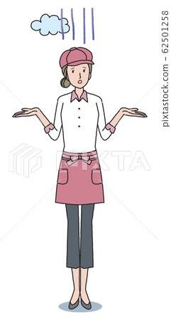 Cafe clerk feeling down Cafe clerk feeling down 62501258